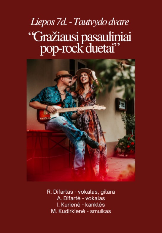 R. Difartas ir A. Difartė: ''Gražiausi pasauliniai pop-rock duetai''