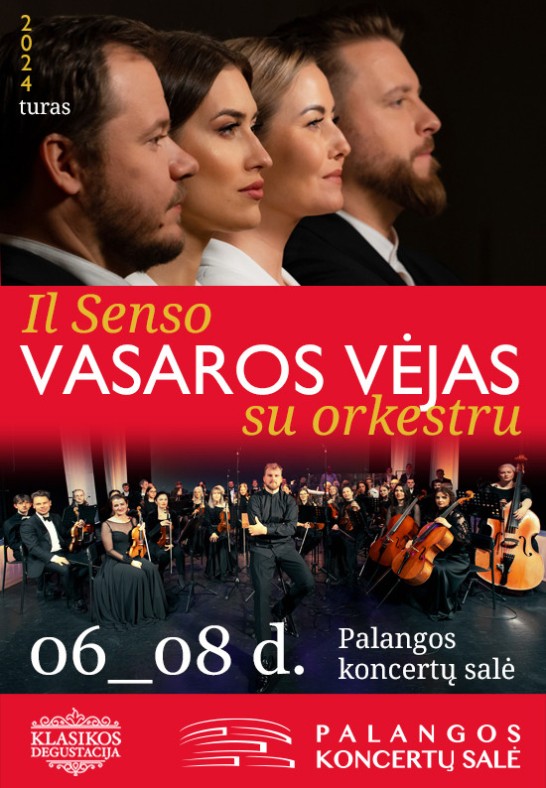 Il Senso VASAROS VĖJAS, su orkestru | Palanga