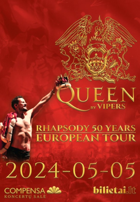 QUEEN ''Bohemian Rhapsody - 50 Years On'' European Tour by VIPERS