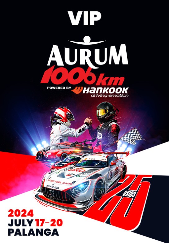 VIP BILIETAS Aurum 1006 km powered by Hankook