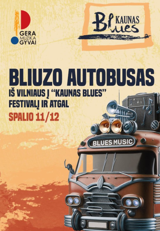 BLUES autobusas Vilnius - Kaunas BLUES - Vilnius