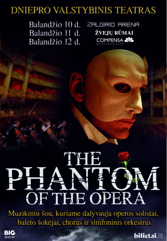 ''PHANTOM OF THE OPERA'' Dniepro valstybinis teatras